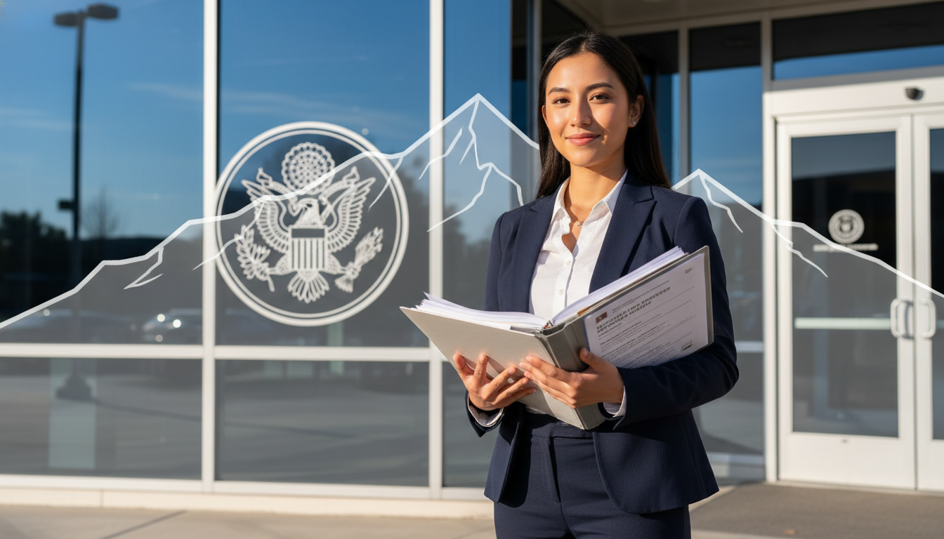 Non-US citizen IMG at US consulate preparing for residency visa interview - non-US citizen IMG for Visa Navigation for Reside