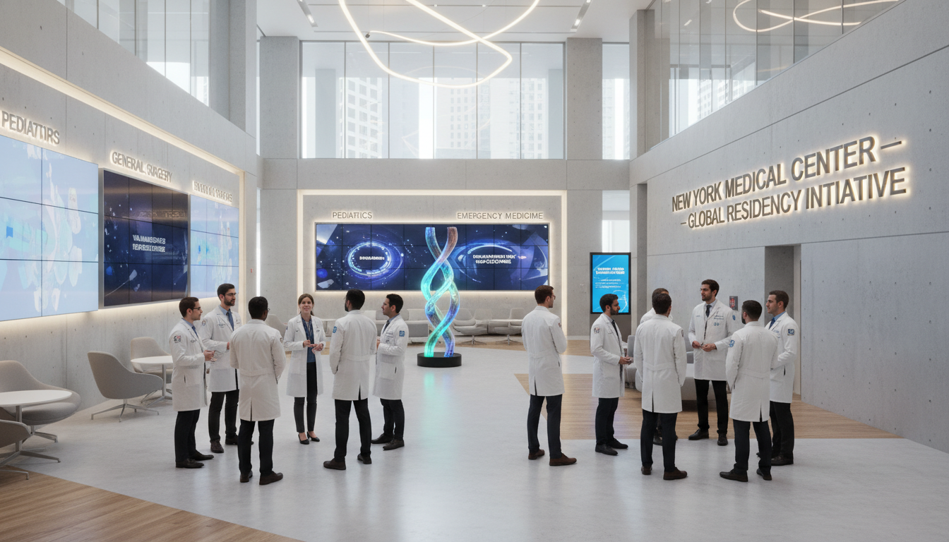 New York City teaching hospital with diverse international medical graduates - non-US citizen IMG for Visa Navigation for Res