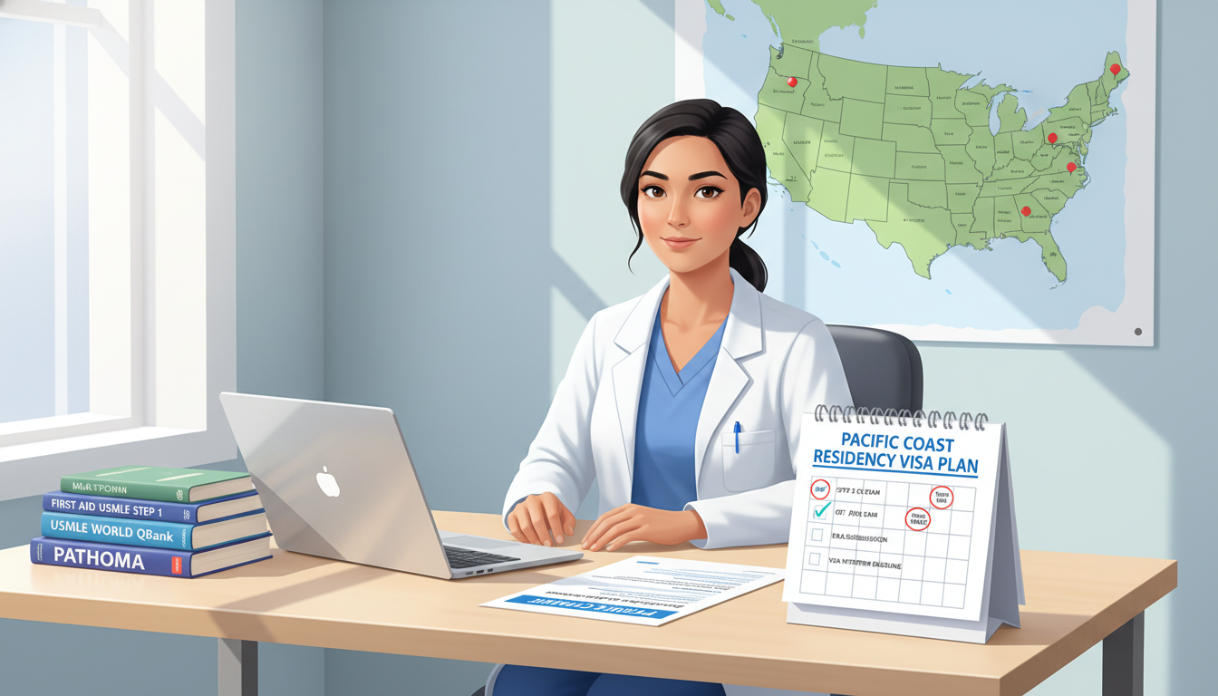 Non-US citizen IMG planning west coast residency applications with visa timelines Non-US citizen IMG planning west coast residency applications with visa timelines - non-US citizen IMG for Visa Navigation fo