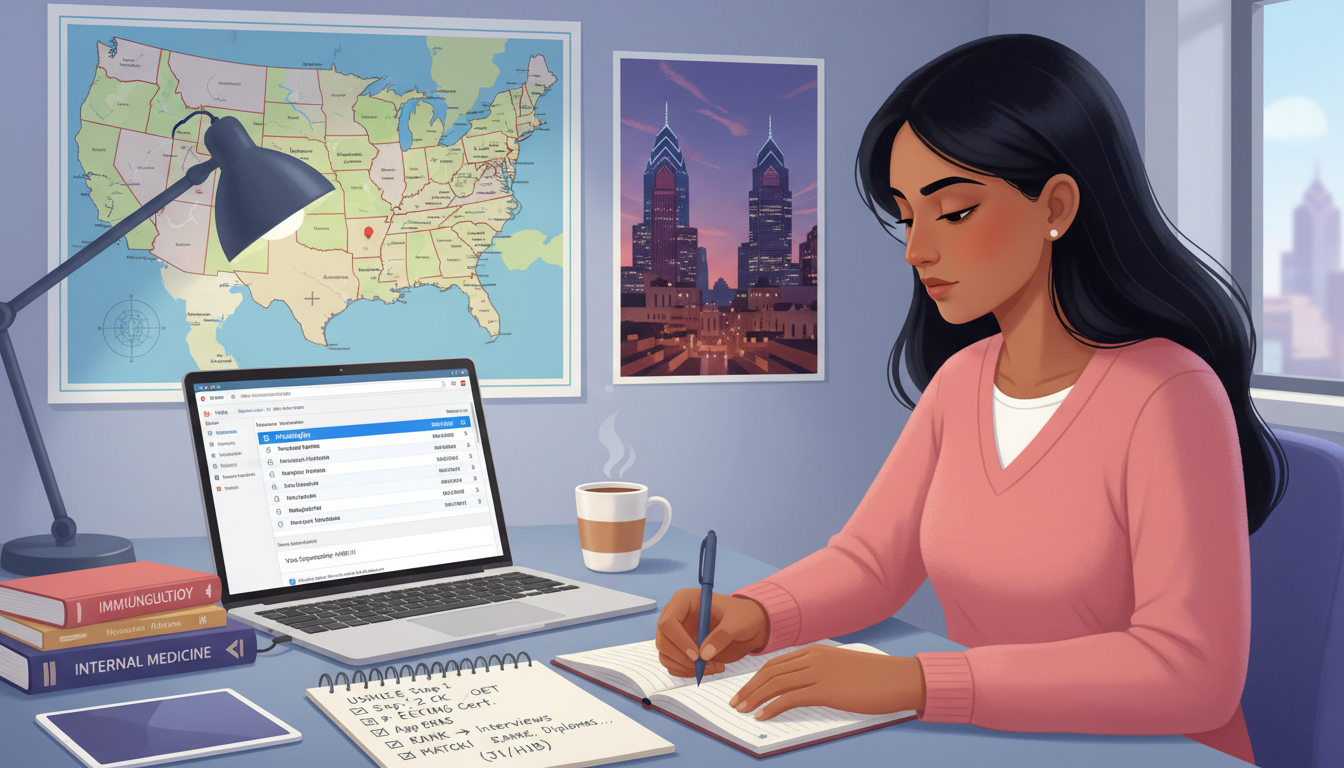 International medical graduate planning a residency application strategy in Philadelphia International medical graduate planning a residency application strategy in Philadelphia - non-US citizen IMG for Visa Naviga