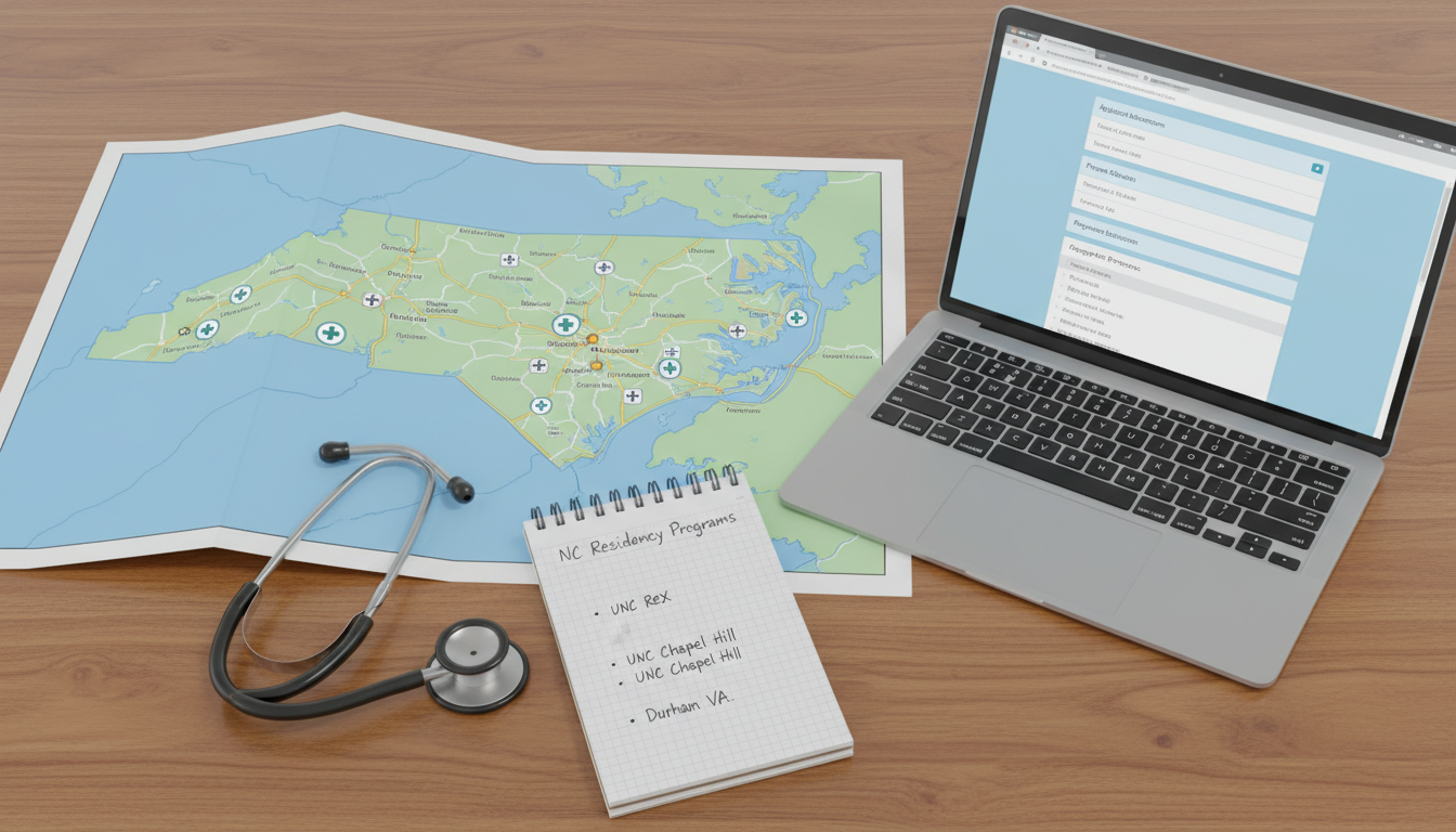 Research Triangle medical map for residency planning Research Triangle medical map for residency planning - non-US citizen IMG for Geographic Flexibility for Non-US Citizen IMG i