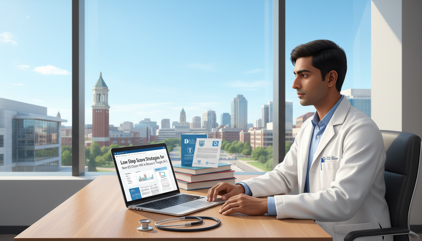 Essential Strategies for Non-US Citizen IMGs with Low Step Scores in NC