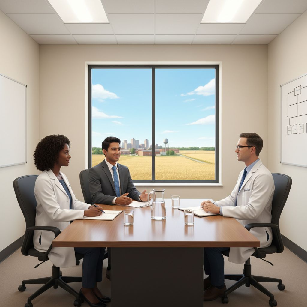 Residency interview at a rural Midwest teaching hospital Residency interview at a rural Midwest teaching hospital - non-US citizen IMG for H-1B Sponsorship Programs for Non-US Citize