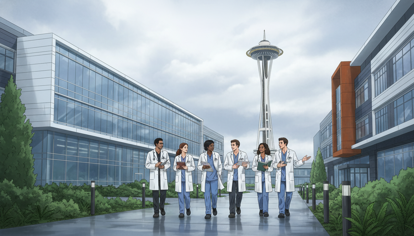 Seattle hospital and residency program building - non-US citizen IMG for Low Step Score Strategies for Non-US Citizen IMG in