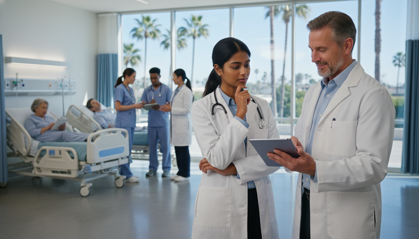 International medical graduate gaining US clinical experience in a Southern California hospital - non-US citizen IMG for Low