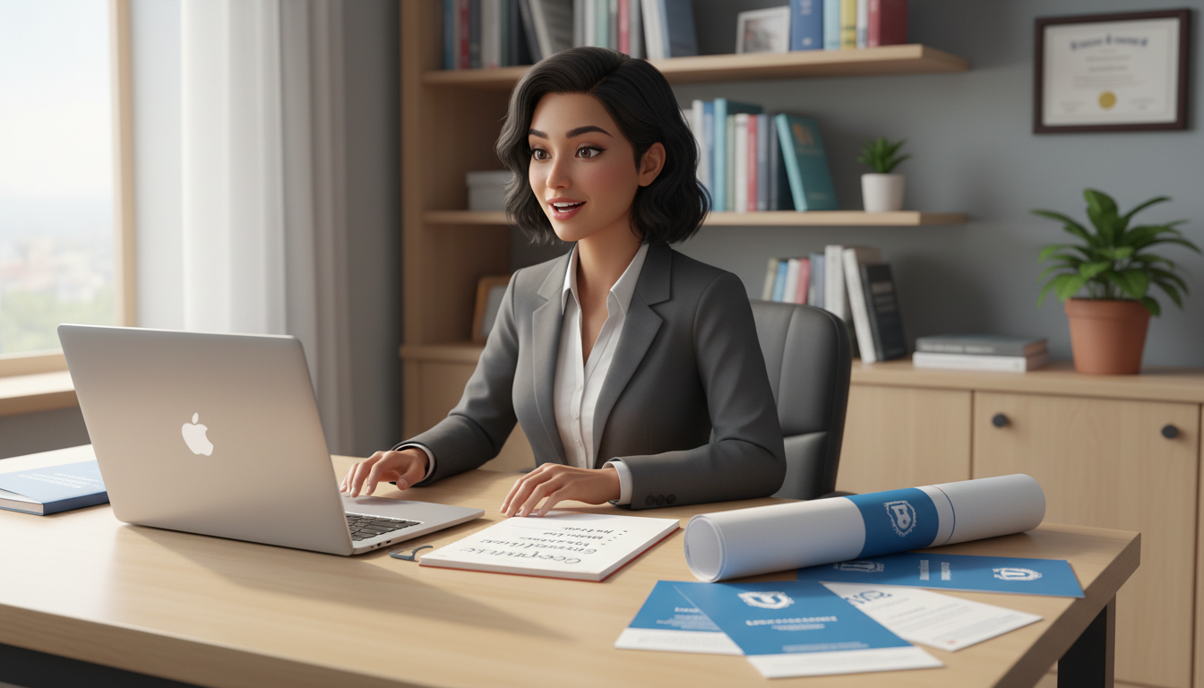 International medical graduate during a virtual residency interview discussing geographic flexibility International medical graduate during a virtual residency interview discussing geographic flexibility - non-US citizen IMG fo