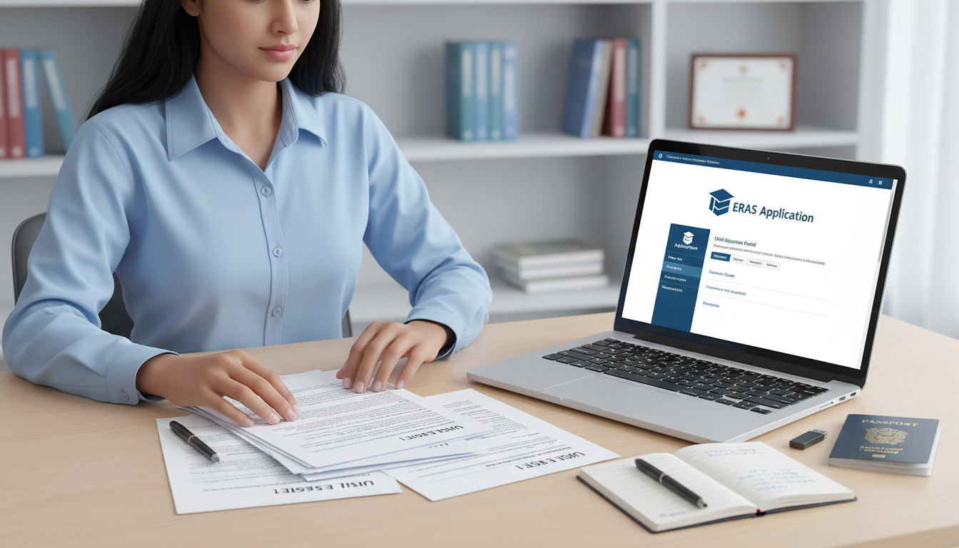 Non-US citizen IMG preparing residency visa and application documents - non-US citizen IMG for Visa Navigation for Residency