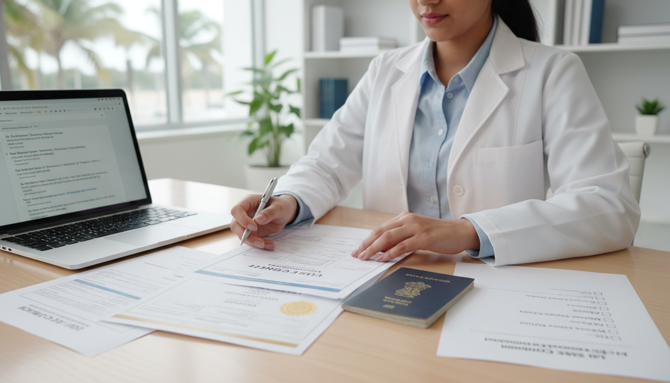 International medical graduate organizing USMLE and immigration documents International medical graduate organizing USMLE and immigration documents - non-US citizen IMG for H-1B Sponsorship Programs