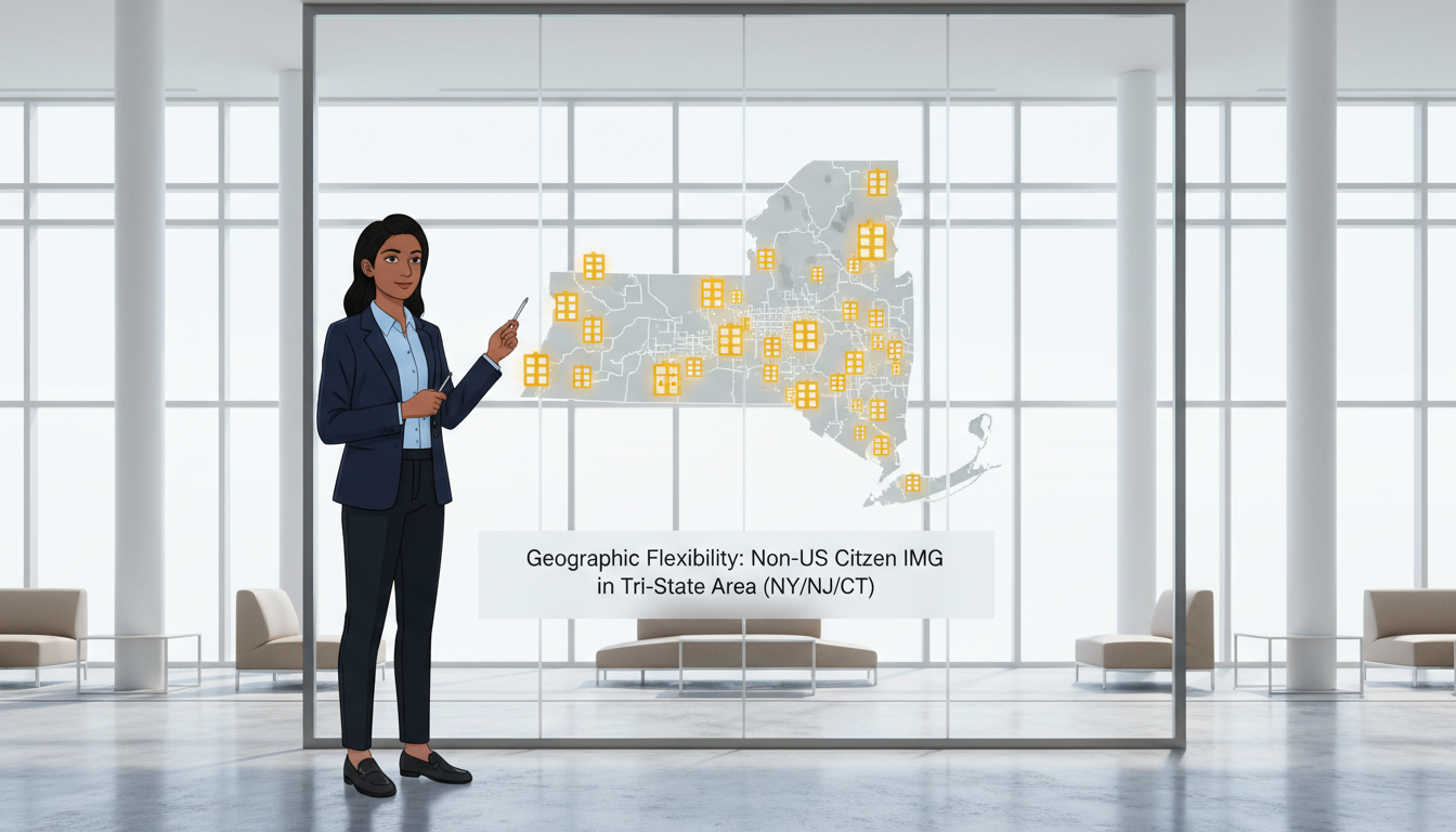 Geographic Flexibility for Non-US Citizen IMGs in Tri-State Residency