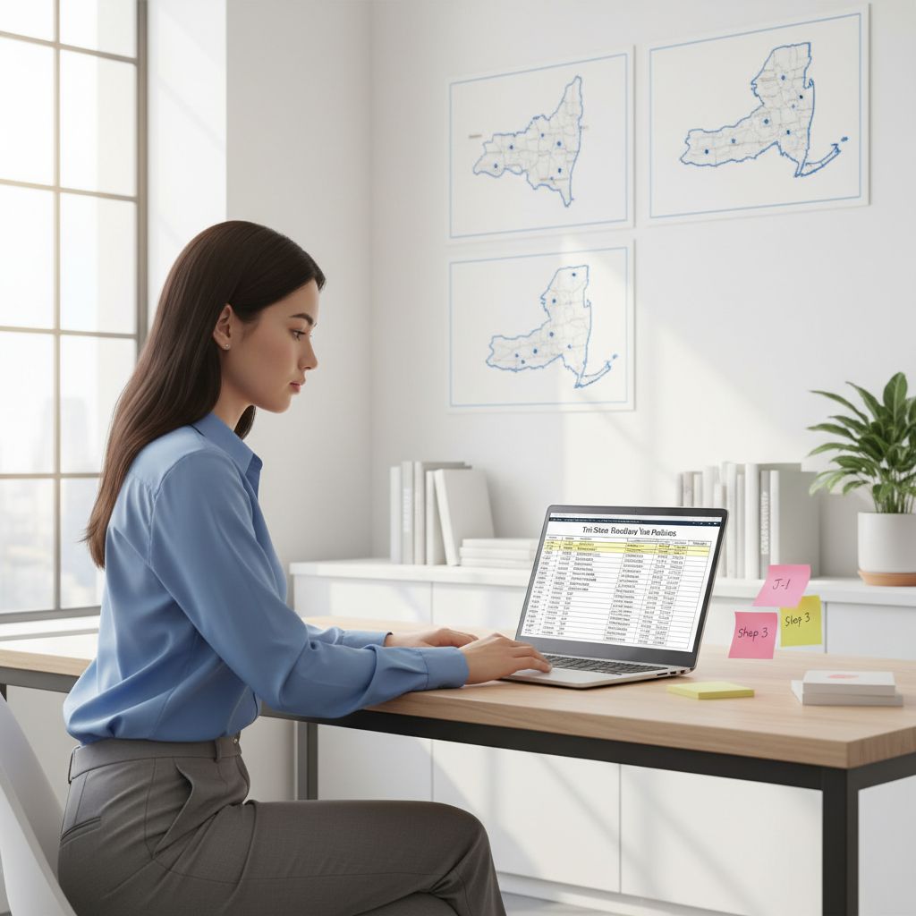 International medical graduate organizing residency applications by visa policies on laptop - non-US citizen IMG for Visa Nav