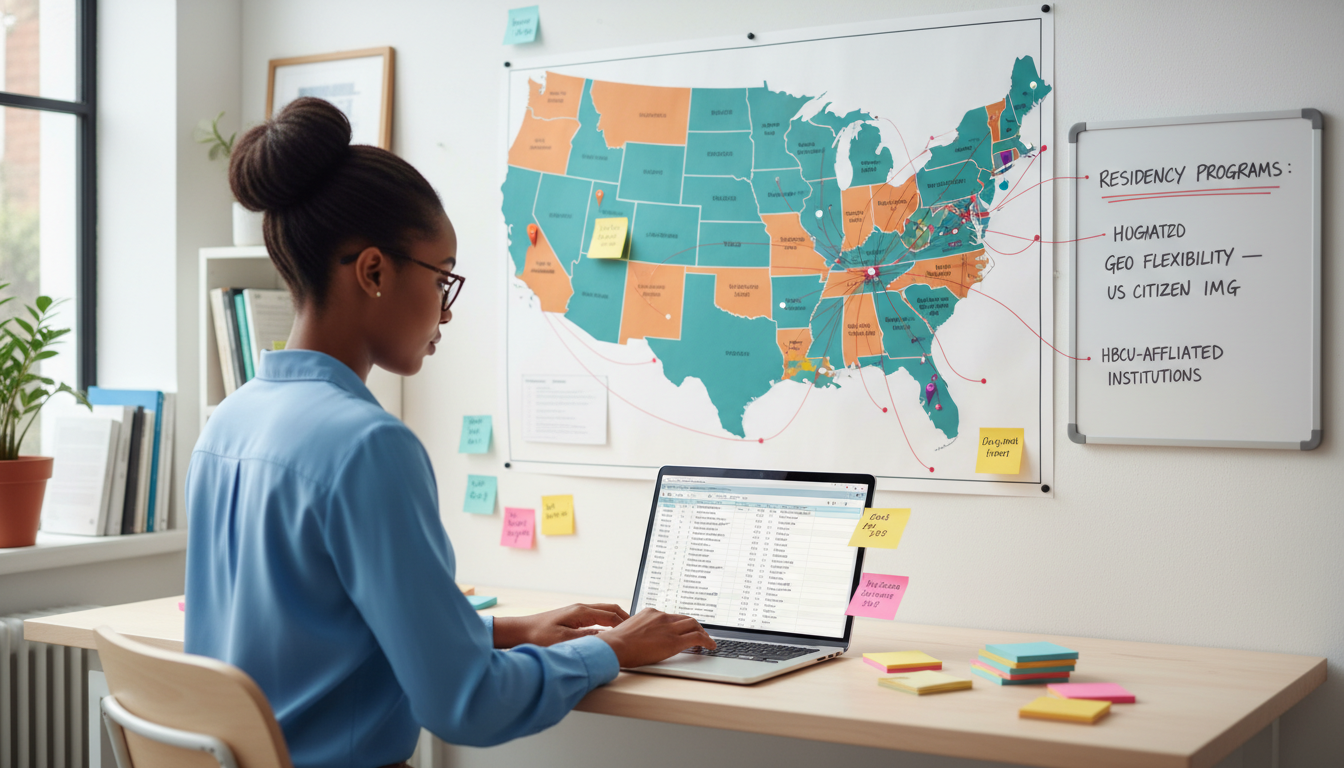 US citizen IMG mapping out regional residency preferences US citizen IMG mapping out regional residency preferences - US citizen IMG for Geographic Flexibility for US Citizen IMG in H