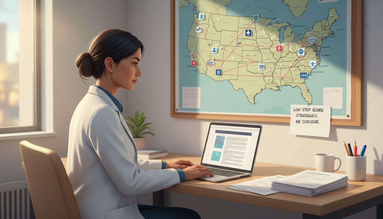 Low Step Score Strategies for US Citizen IMGs in Northeast Residency
