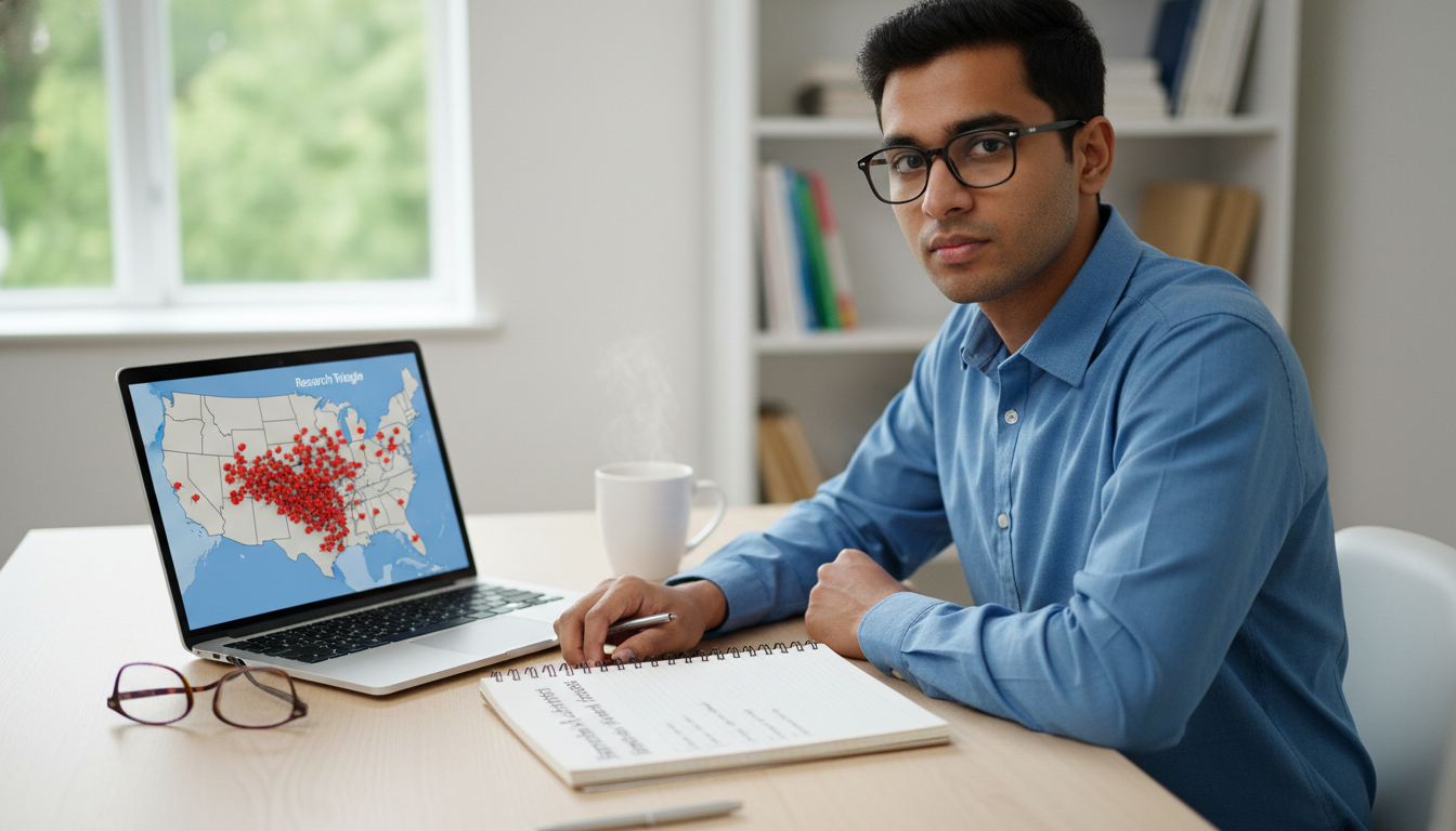 US citizen IMG mapping residency application regions on a laptop US citizen IMG mapping residency application regions on a laptop - US citizen IMG for Geographic Flexibility for US Citizen I