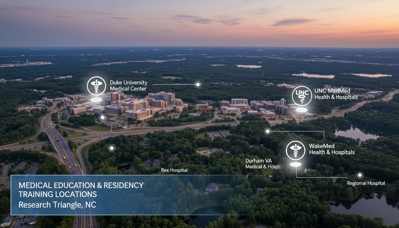 Research Triangle medical landscape and residency options - US citizen IMG for Low Step Score Strategies for US Citizen IMG i