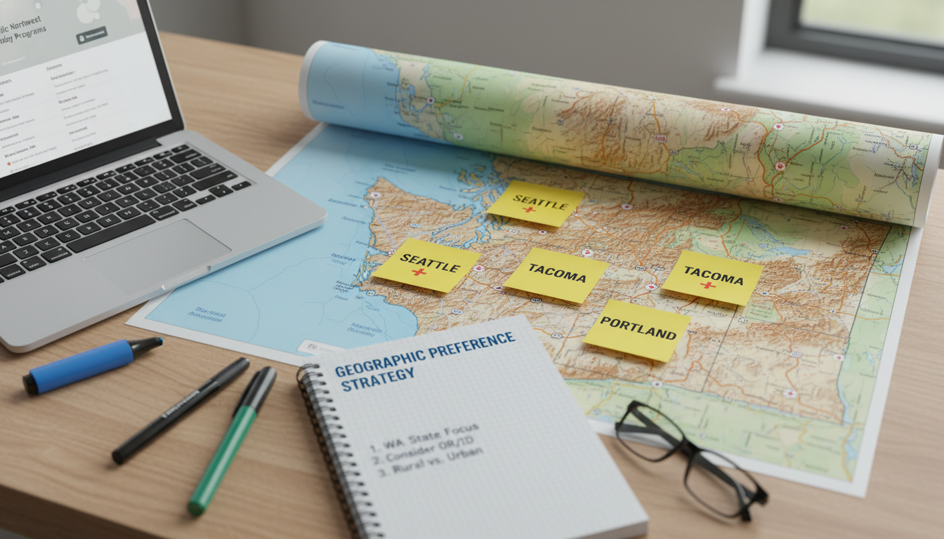 Map of Seattle and Washington state residency programs strategy Map of Seattle and Washington state residency programs strategy - US citizen IMG for Geographic Flexibility for US Citizen IM