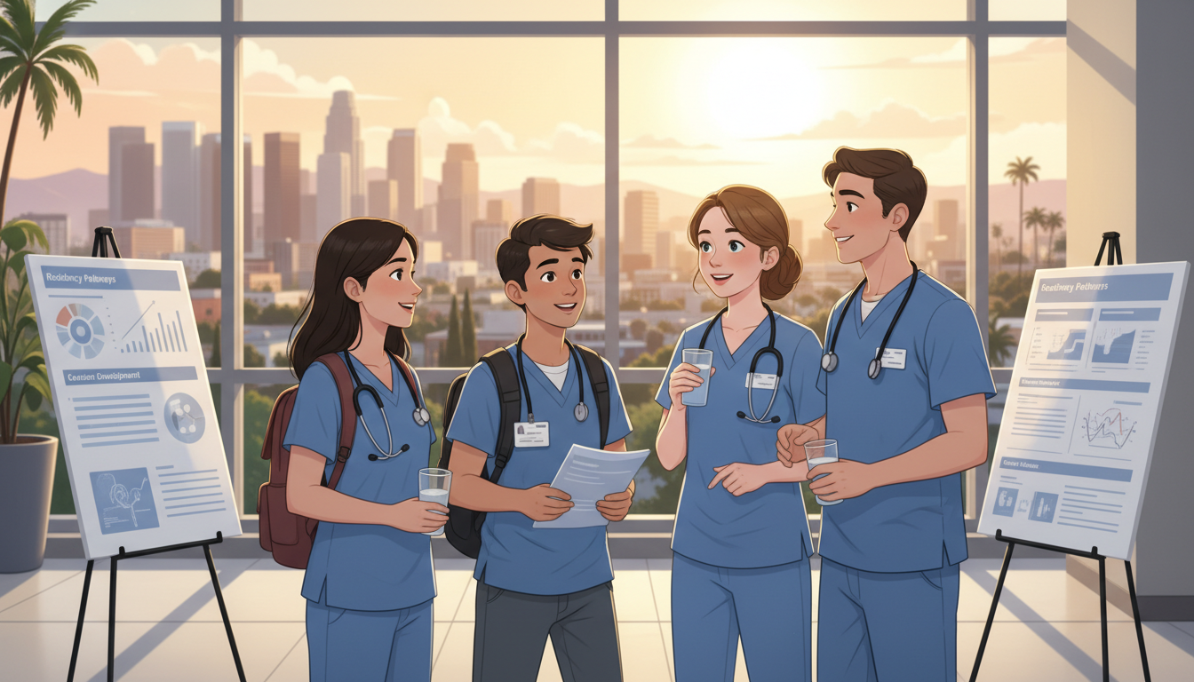 US citizen IMG networking at a Southern California residency open house US citizen IMG networking at a Southern California residency open house - US citizen IMG for Low Step Score Strategies for US