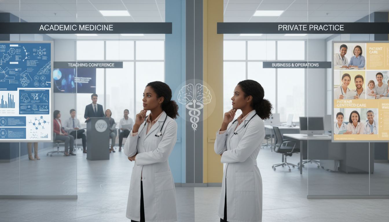 Navigating Career Choices: Academic vs Private Practice in Addiction Medicine