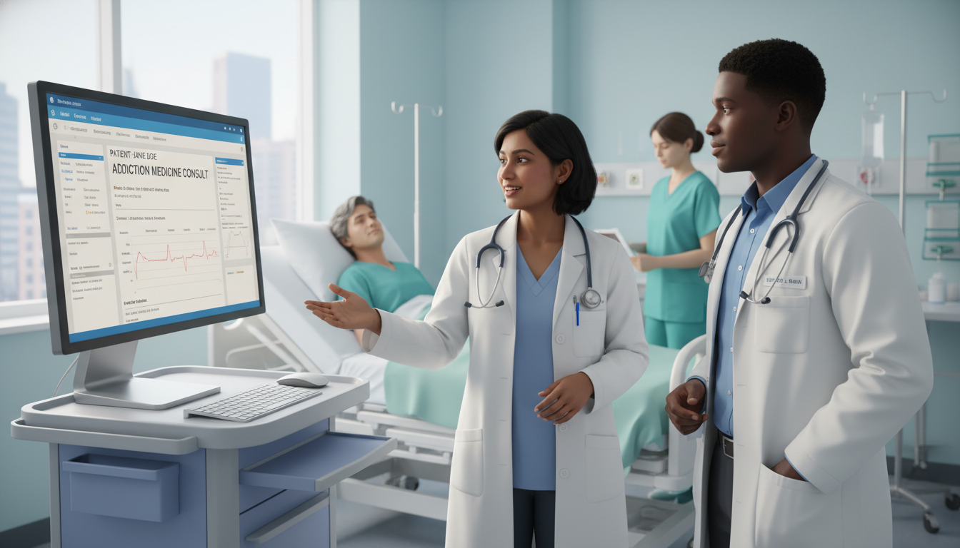 Medical student rotating on an inpatient addiction medicine consult service - Caribbean medical school residency for Away Rot