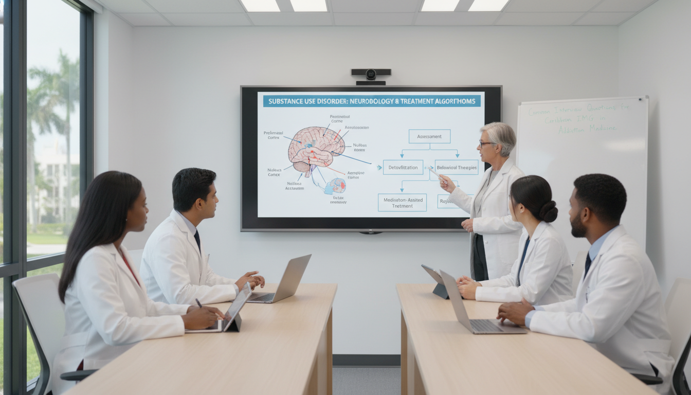 Addiction medicine training environment - Caribbean medical school residency for Common Interview Questions for Caribbean IMG