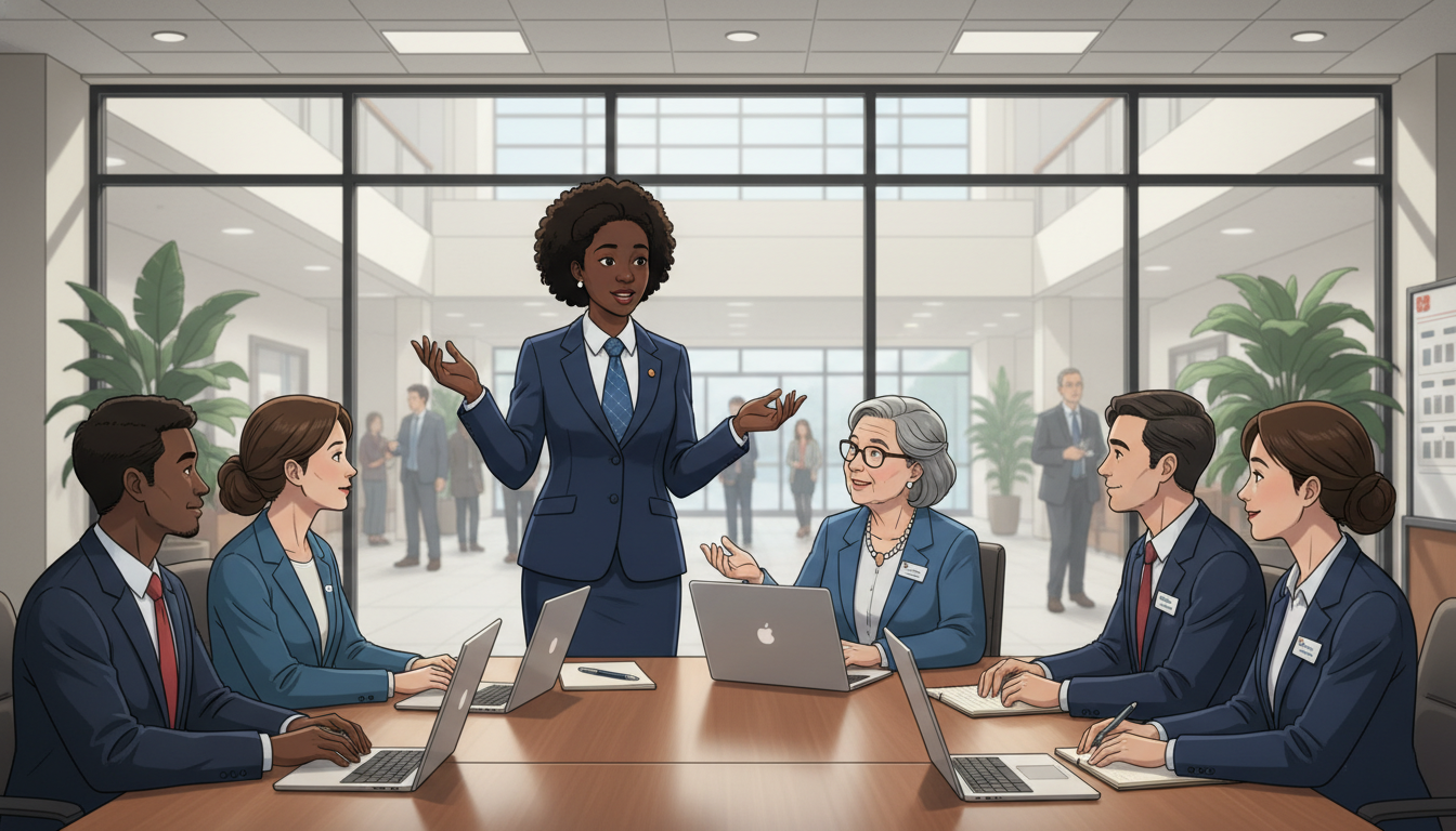 Caribbean IMG asking questions during residency interview day Caribbean IMG asking questions during residency interview day - Caribbean medical school residency for Questions to Ask Progr