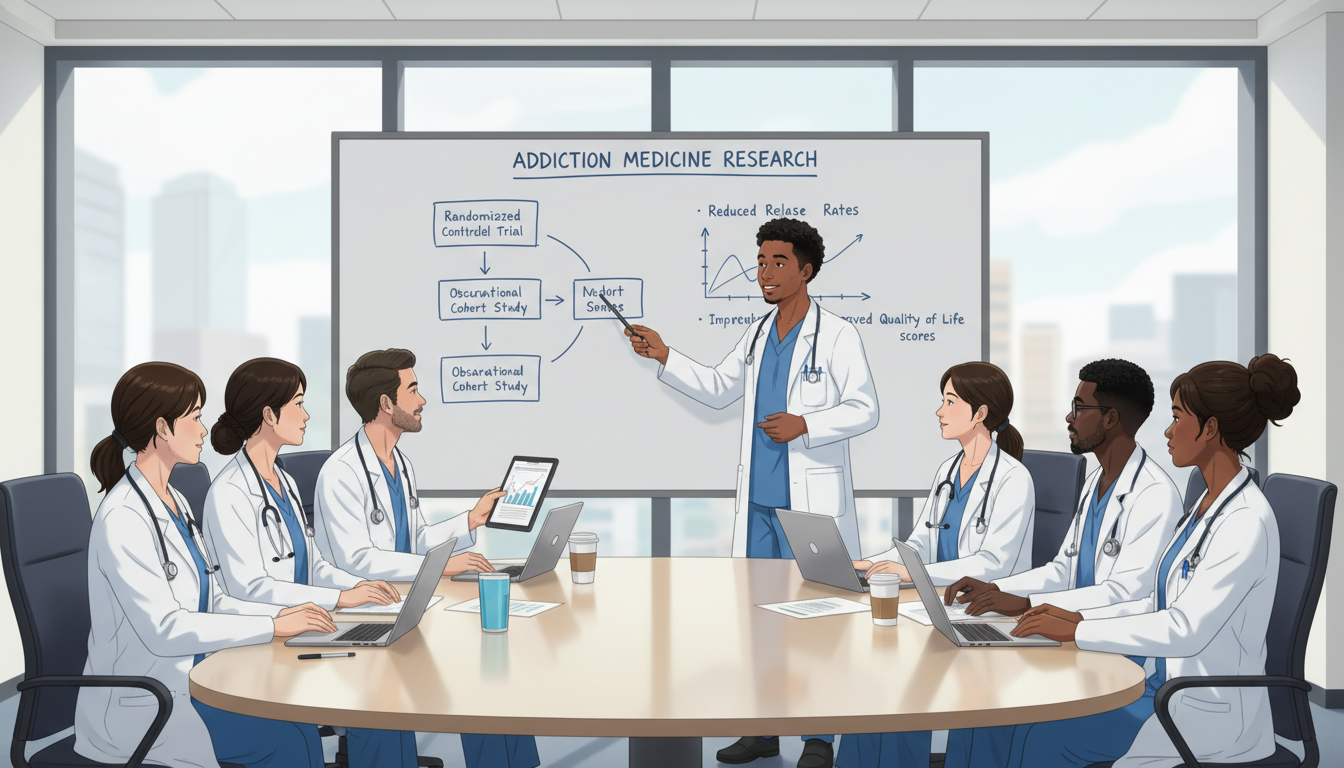 Caribbean IMG participating in addiction medicine research team meeting Caribbean IMG participating in addiction medicine research team meeting - Caribbean medical school residency for Research Pro