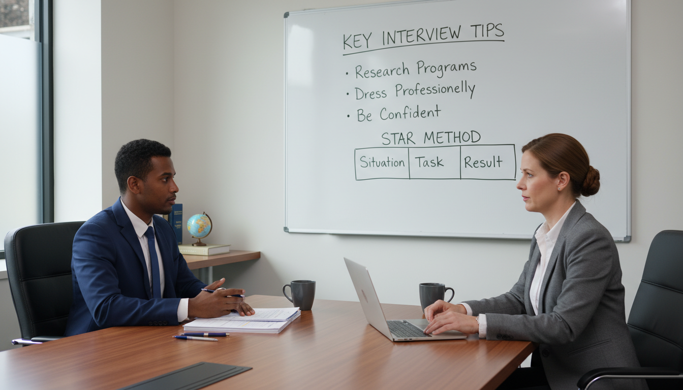 Caribbean IMG practicing behavioral interview questions - Caribbean medical school residency for Common Interview Questions f