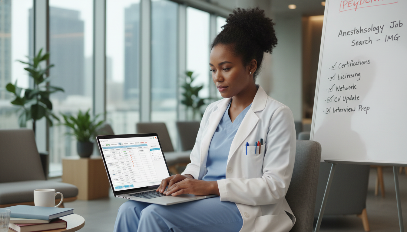 Essential Job Search Timeline for Caribbean IMGs in Anesthesiology