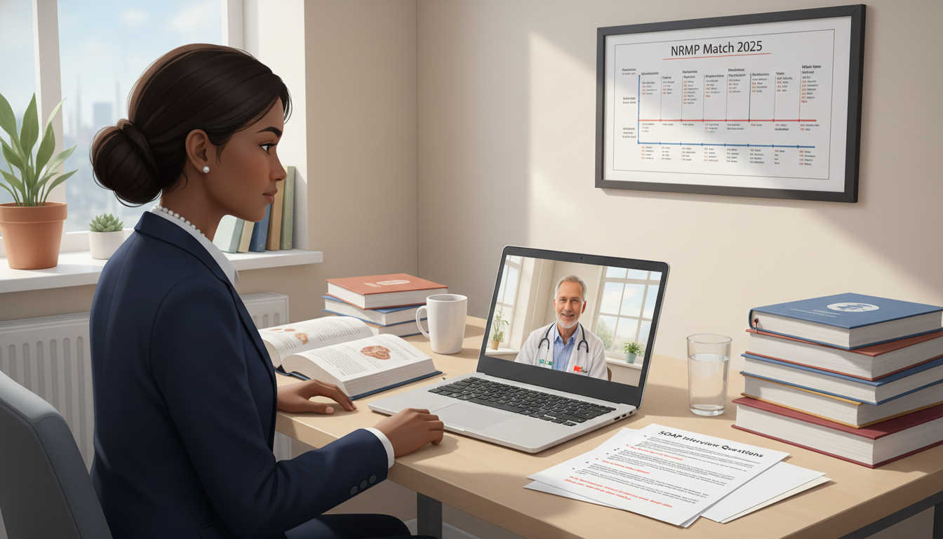 Caribbean IMG participating in remote SOAP interview for anesthesiology-related positions - Caribbean medical school residenc