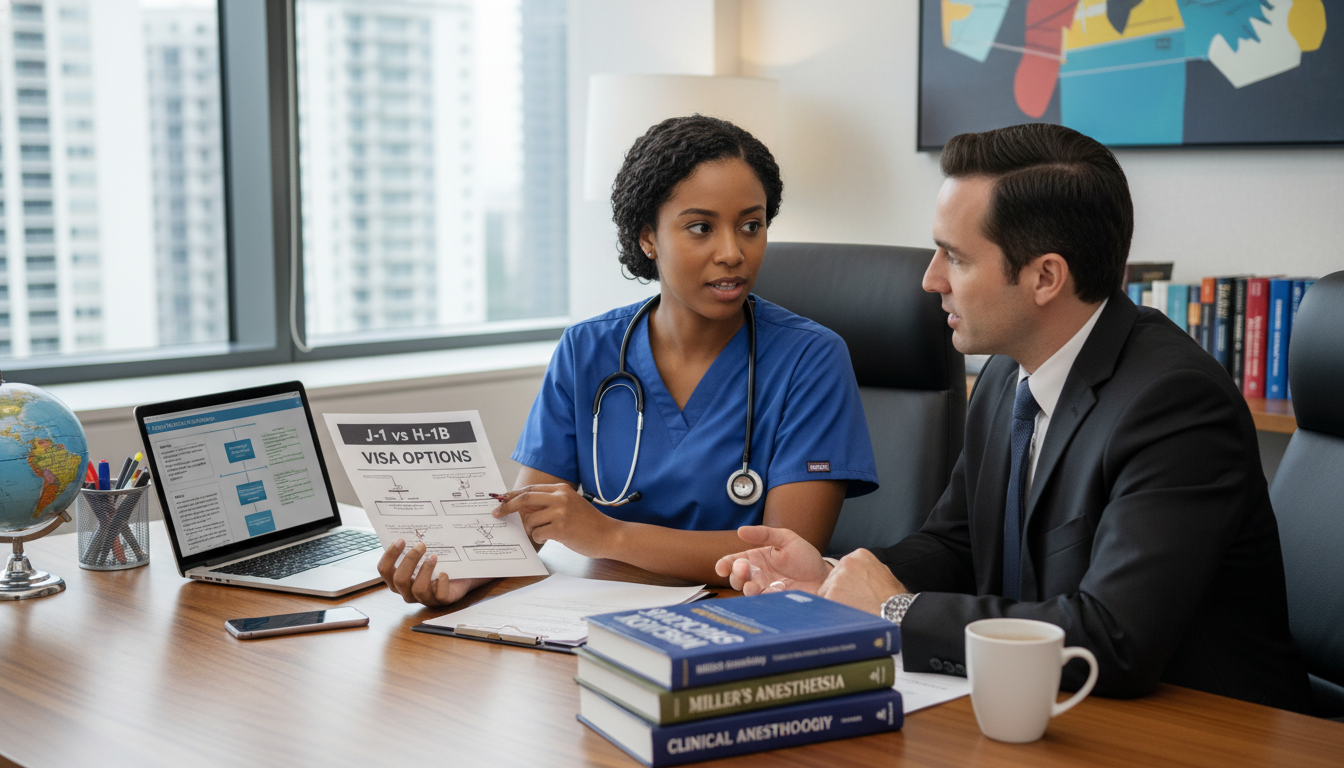 Anesthesiology resident Caribbean IMG consulting with immigration advisor Anesthesiology resident Caribbean IMG consulting with immigration advisor - Caribbean medical school residency for Visa Navig