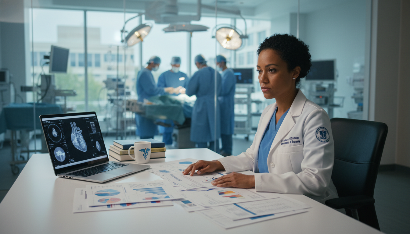 Cardiothoracic surgeon balancing research and clinical work Cardiothoracic surgeon balancing research and clinical work - Caribbean medical school residency for Academic vs Private Prac