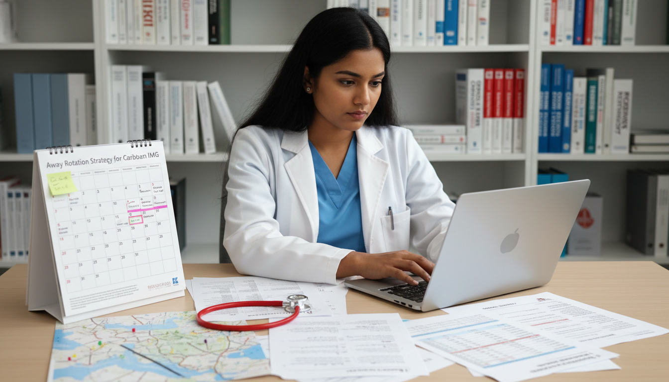 Caribbean IMG mapping out cardiothoracic surgery away rotations on a laptop Caribbean IMG mapping out cardiothoracic surgery away rotations on a laptop - Caribbean medical school residency for Away Rot