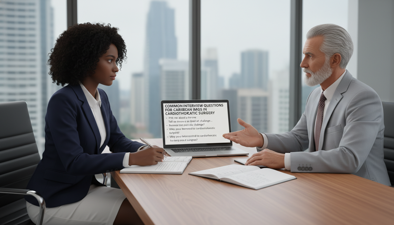 Caribbean IMG practicing behavioral interview questions with mentor - Caribbean medical school residency for Common Interview