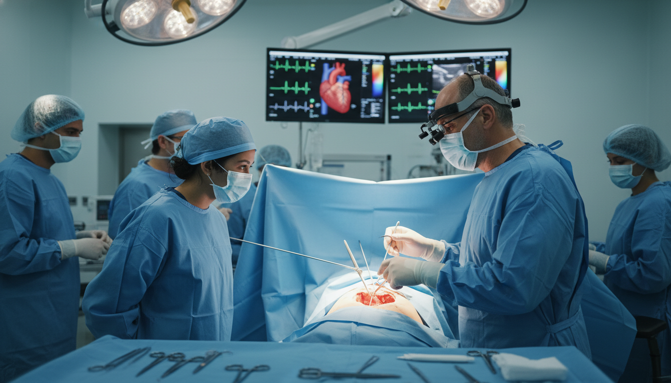 Resident in cardiothoracic surgery operating room - Caribbean medical school residency for Low Step Score Strategies for Cari