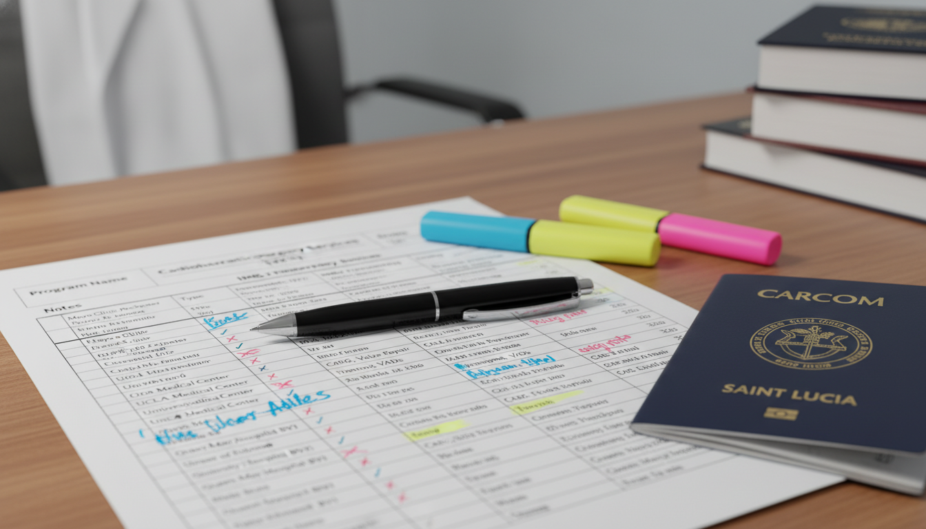 Residency program list for Caribbean IMG in cardiothoracic surgery - Caribbean medical school residency for Program Selection