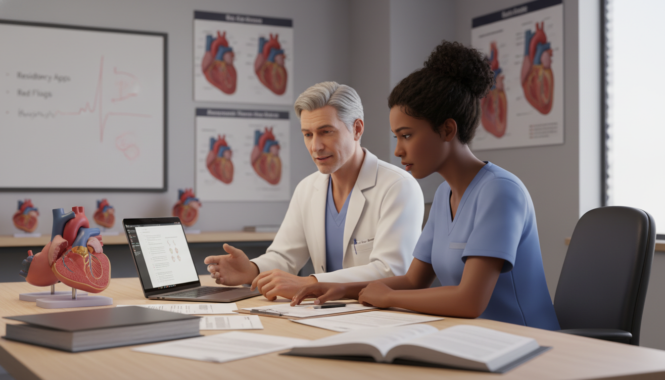 Caribbean IMG reviewing red flags in residency application with mentor Caribbean IMG reviewing red flags in residency application with mentor - Caribbean medical school residency for Addressing Re