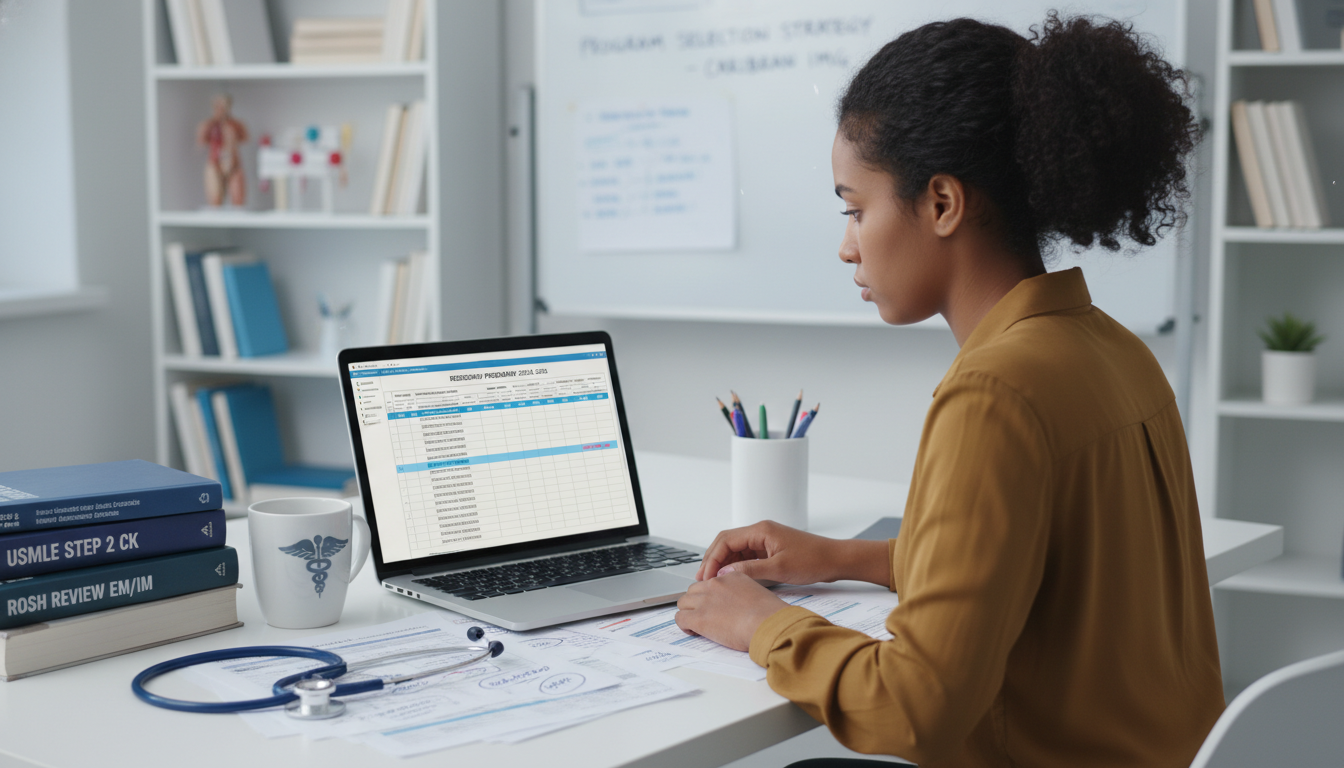 Caribbean IMG analyzing EM-IM residency program data - Caribbean medical school residency for Program Selection Strategy for