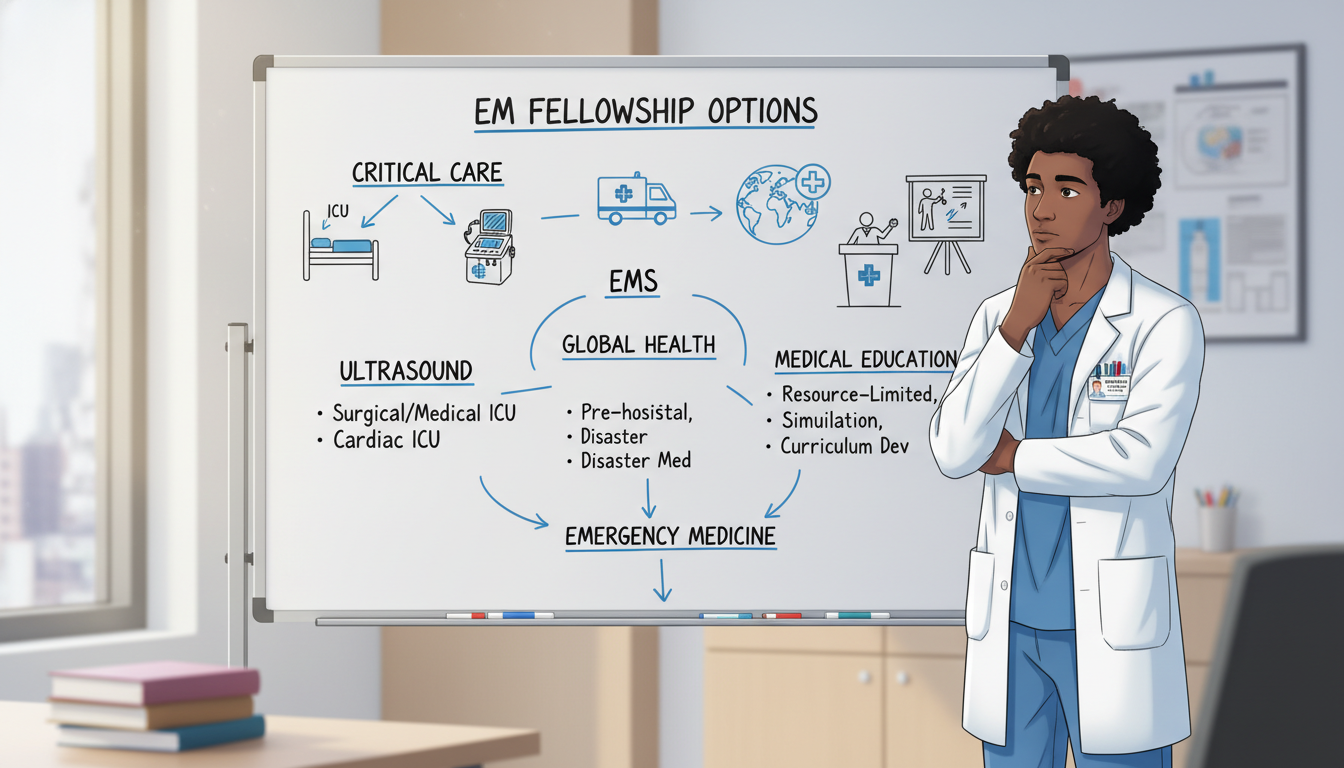 Emergency medicine resident considering different fellowship pathways Emergency medicine resident considering different fellowship pathways - Caribbean medical school residency for Fellowship Pre