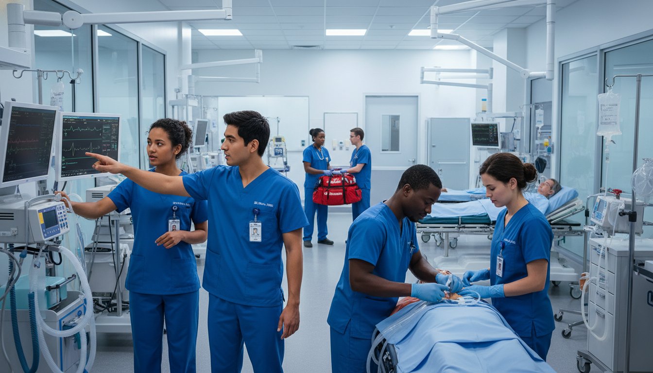 Emergency medicine resident in busy urban emergency department - Caribbean medical school residency for Program Selection Str