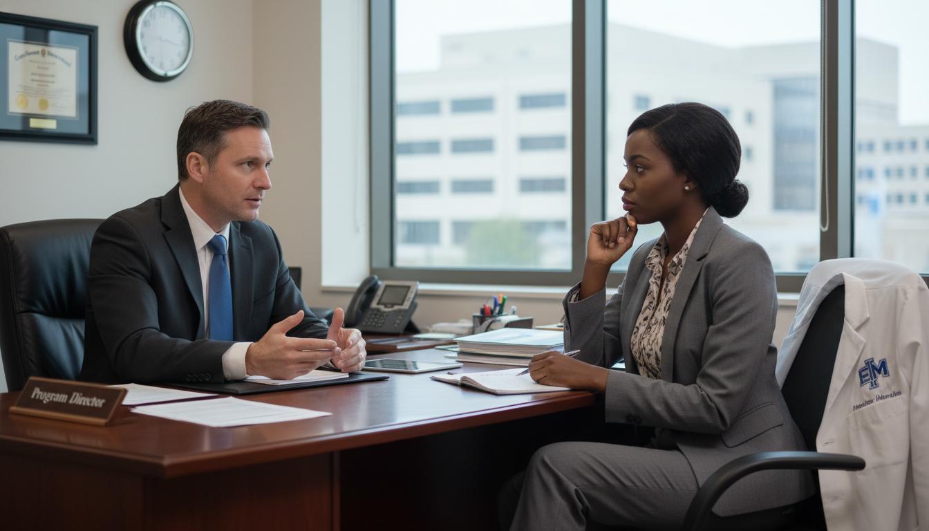 Interview between Caribbean IMG and emergency medicine program director - Caribbean medical school residency for Questions to