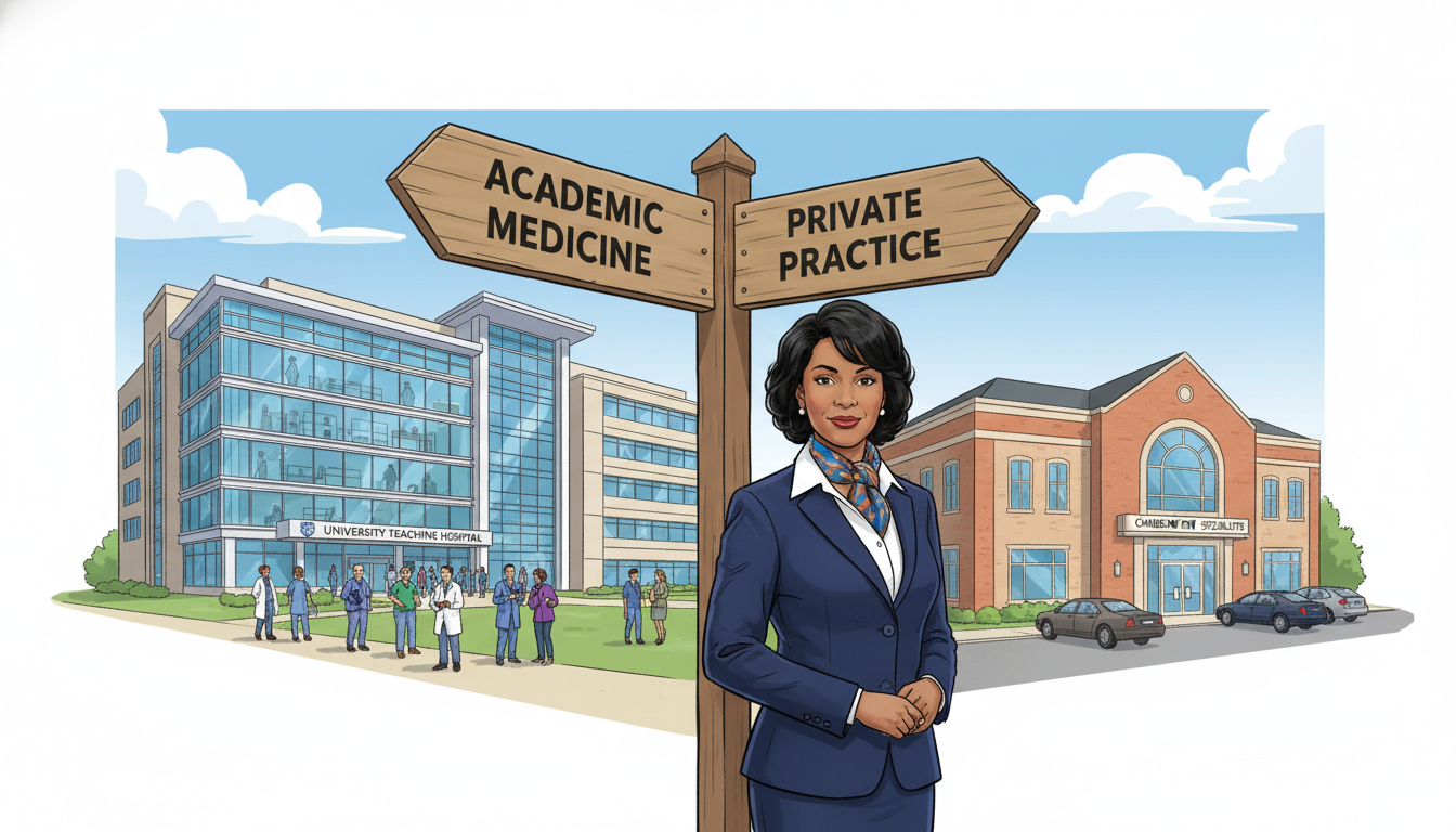 Choosing Between Academic Medicine & Private Practice in ENT for Caribbean IMGs