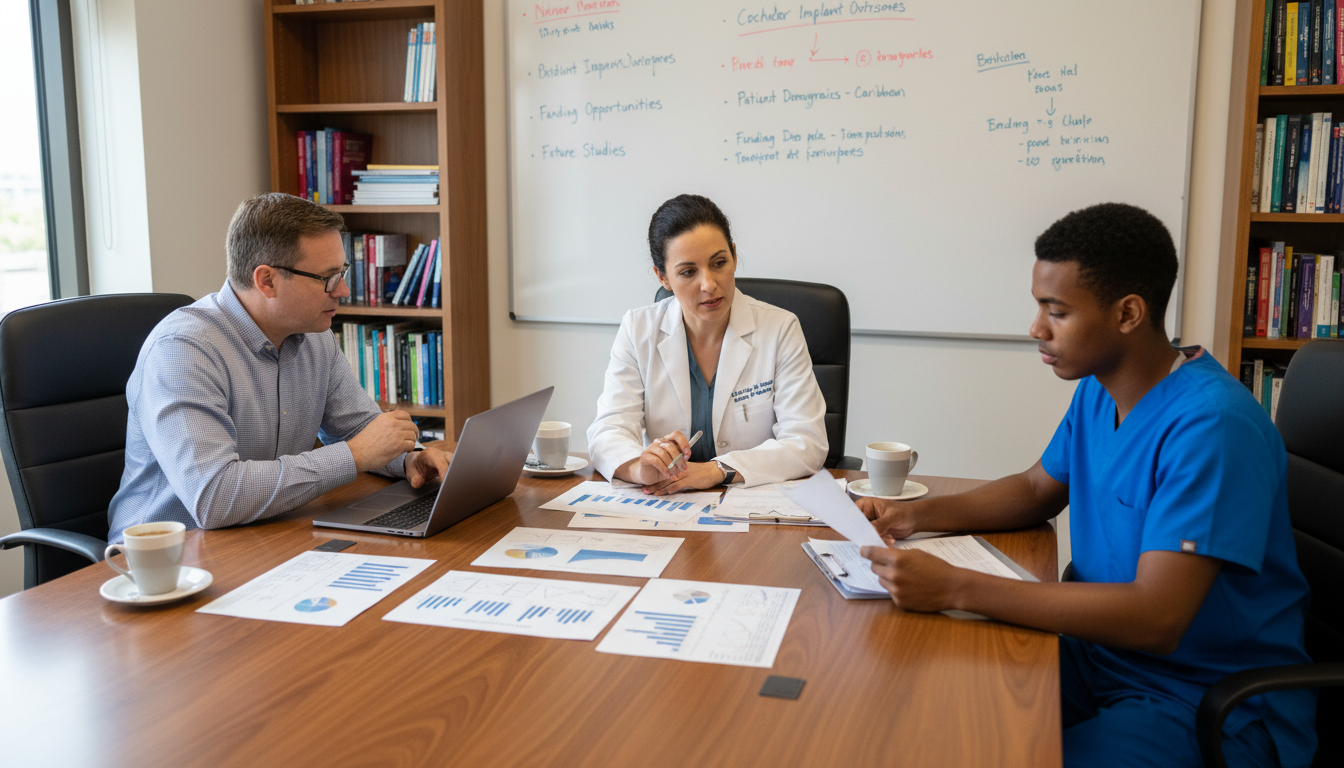Multidisciplinary ENT research team meeting Multidisciplinary ENT research team meeting - Caribbean medical school residency for Research During Residency for Caribbean