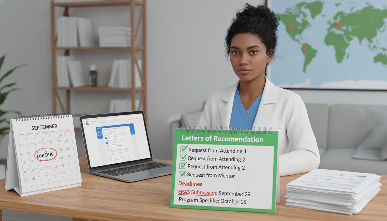 Caribbean IMG organizing residency letters and application timeline Caribbean IMG organizing residency letters and application timeline - Caribbean medical school residency for Letters of Recom