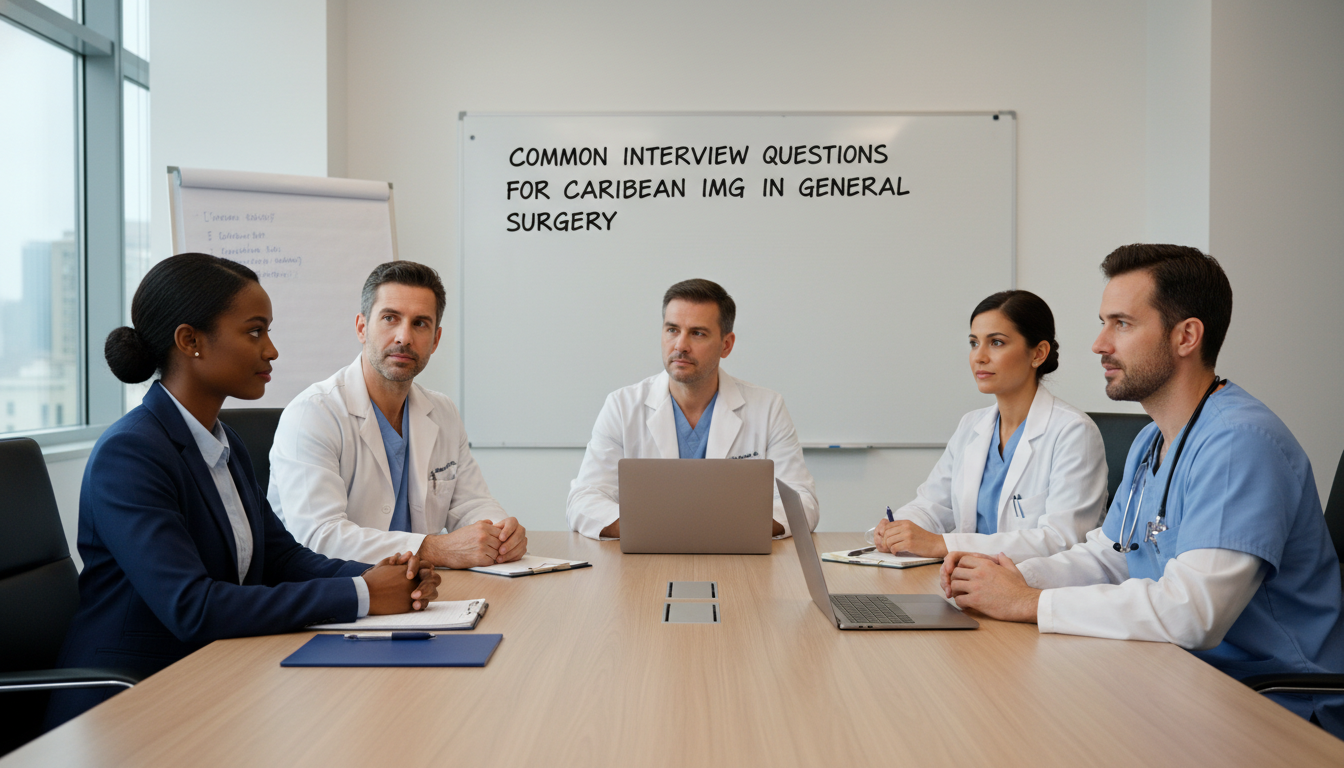 General surgery residency interview panel with Caribbean IMG - Caribbean medical school residency for Common Interview Questi