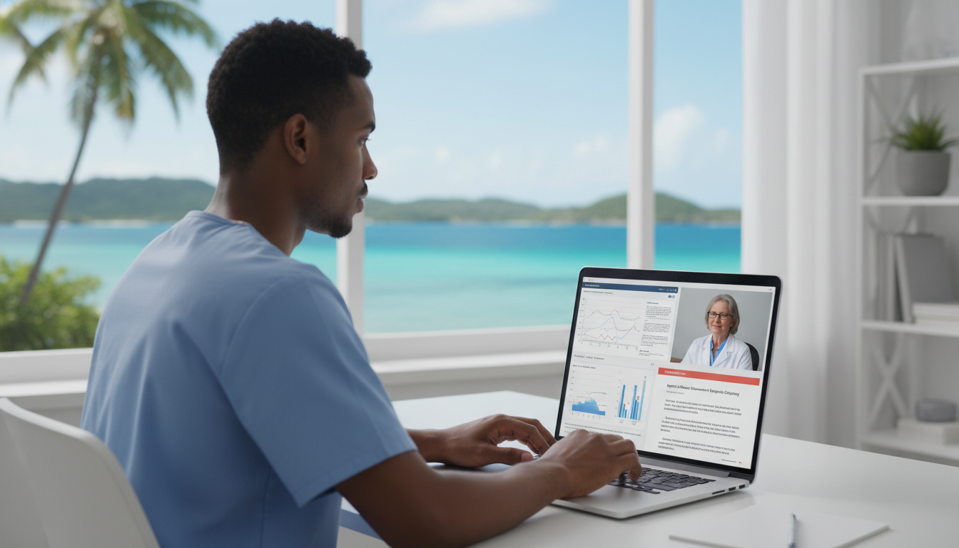 Caribbean IMG collaborating on surgery research remotely Caribbean IMG collaborating on surgery research remotely - Caribbean medical school residency for Research Profile Building f
