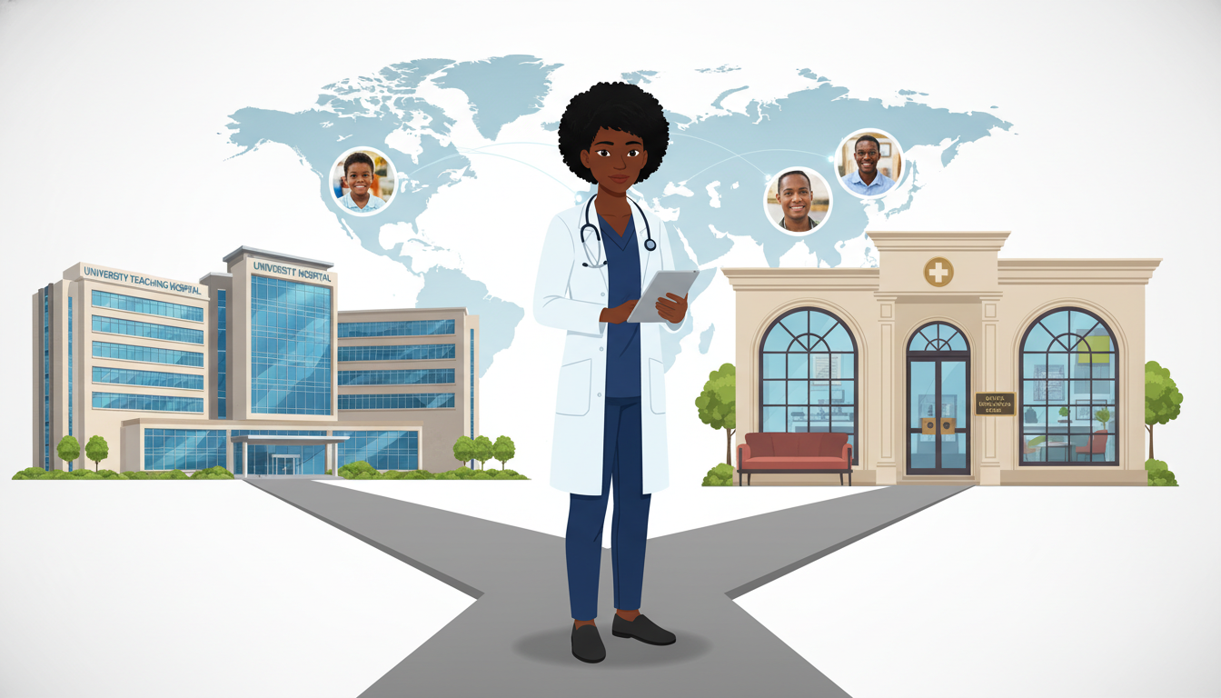 Navigating Career Choices: Academic vs Private Practice for Caribbean IMGs