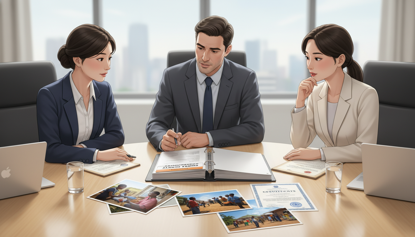 Residency interview panel discussing an IMG candidate’s global health experience - Caribbean medical school residency for Com