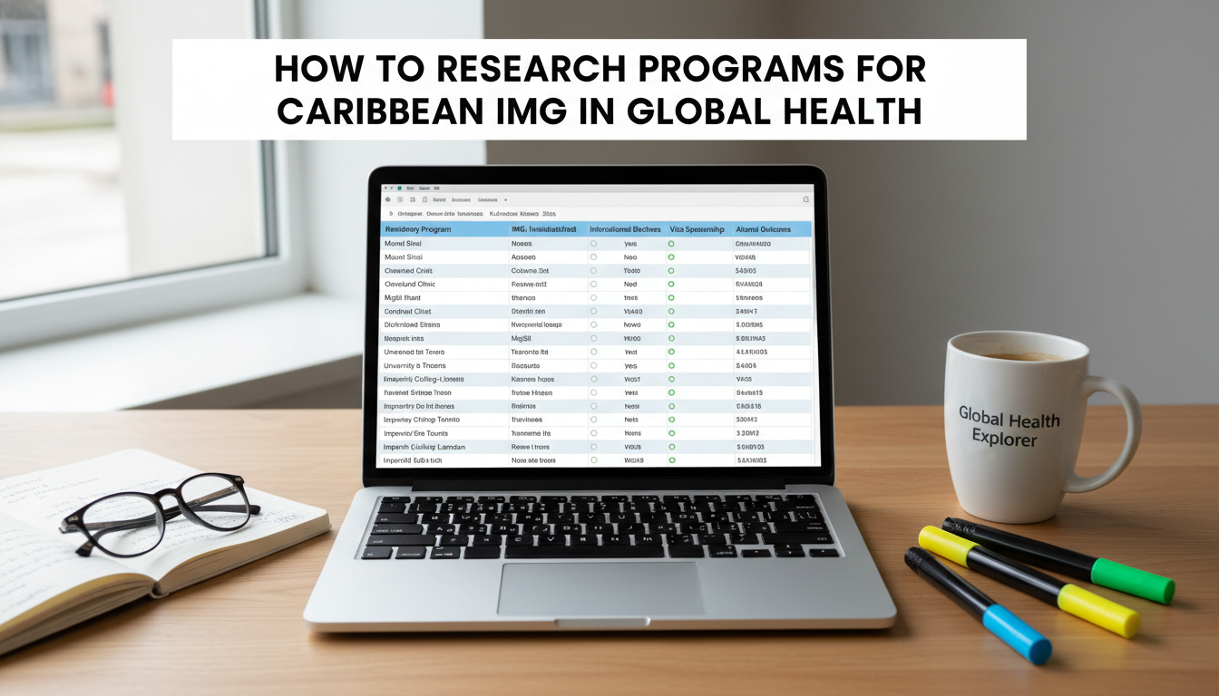 Spreadsheet comparing global health residency program features Spreadsheet comparing global health residency program features - Caribbean medical school residency for How to Research Progr