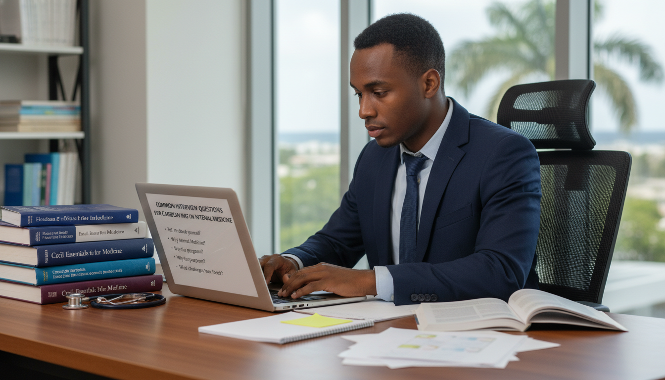 Caribbean IMG preparing for internal medicine residency interview - Caribbean medical school residency for Common Interview Q