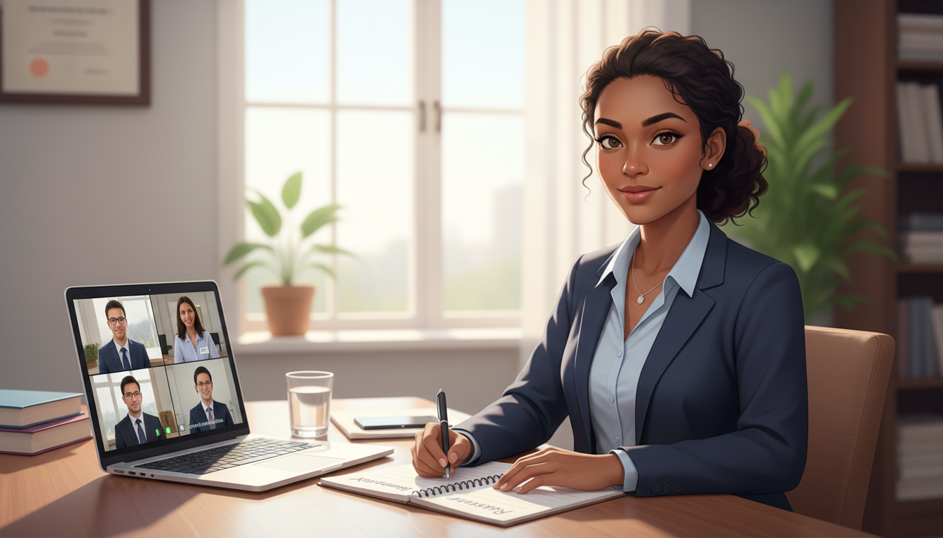 Caribbean IMG participating in virtual internal medicine residency interview Caribbean IMG participating in virtual internal medicine residency interview - Caribbean medical school residency for Pre-Int