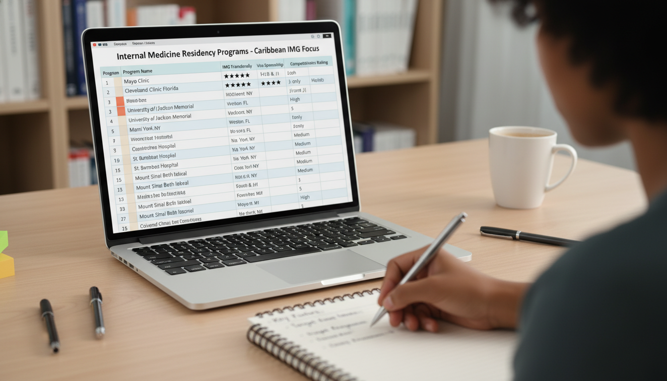 Residency program research spreadsheet for Caribbean IMG Residency program research spreadsheet for Caribbean IMG - Caribbean medical school residency for How to Research Programs fo
